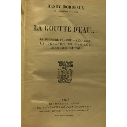 La goutte d'eau