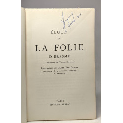Éloge de la folie - introduction de Daniel Van Damme
