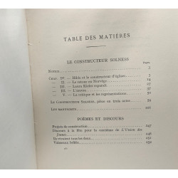 Le constructeur solness, Poèmes et discours, Le petit Eyolf - TOME...