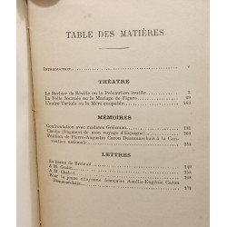 Beaumarchais - Pages choisies des grands écrivains