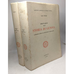 Breviario della storia di genova - 2 volumes / Società ligure di...