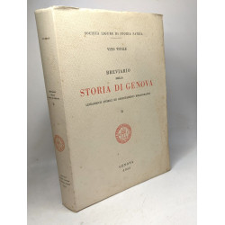 Breviario della storia di genova - 2 volumes / Società ligure di...