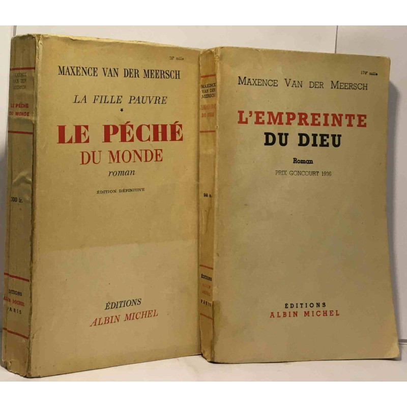 Le péché du monde (la fille pauvre) + L'empreinte du Dieu --- 2 livres