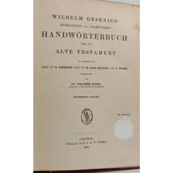 Handwörterbuch über das Alte Testament - fünfzehnt auflage