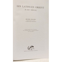 Les Latins en Orient