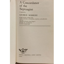 Concordance of the Septuagint