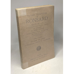 Oeuvres en prose appendices index et glossaire - TOME 7 - Oeuvres...