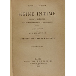 Heine intime - lettres inédites avec notes biographiques et...