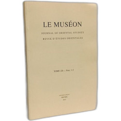 Le Muséon - journal of oriental studies / revue d'études...