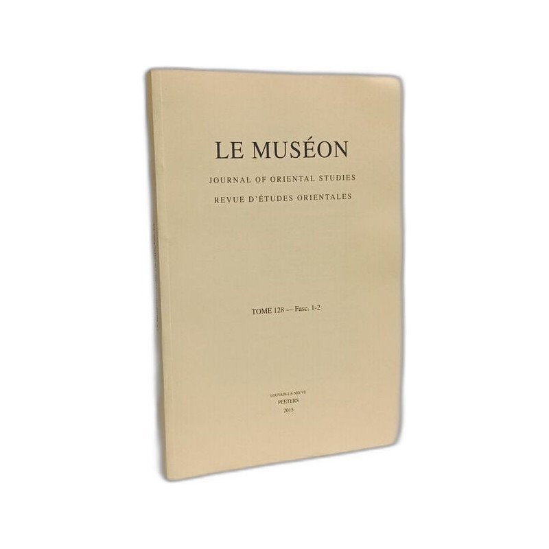 Le Muséon - journal of oriental studies / revue d'études...