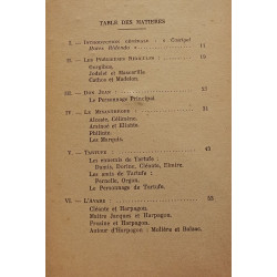 Les Personnages de la Comédie de Molière
