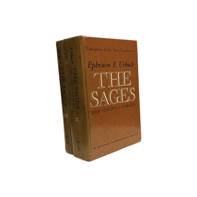 The Sages: Their Concepts and Beliefs - VOL. I et II