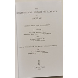 The Ecclesiastical History of Eusebius in Syriac (Kiraz Chronicles...