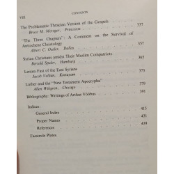 A Tribute to Arthur Voobus: Studies in early Christian literature...
