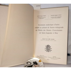 Inventaire analytique d'actes relatifs au prieuré de...