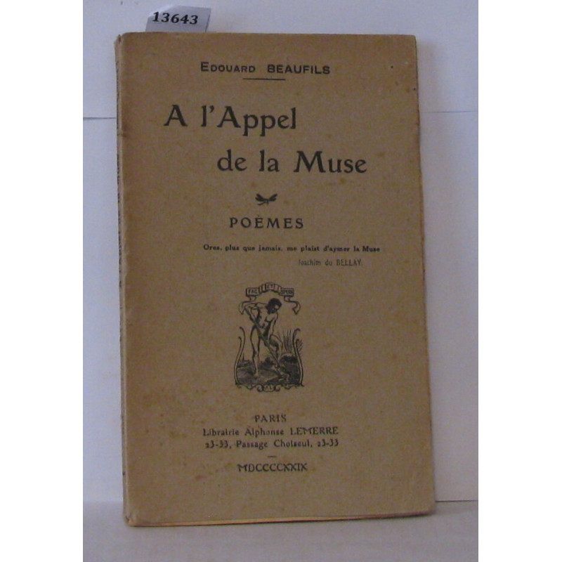 A l'appel de la muse poèmes