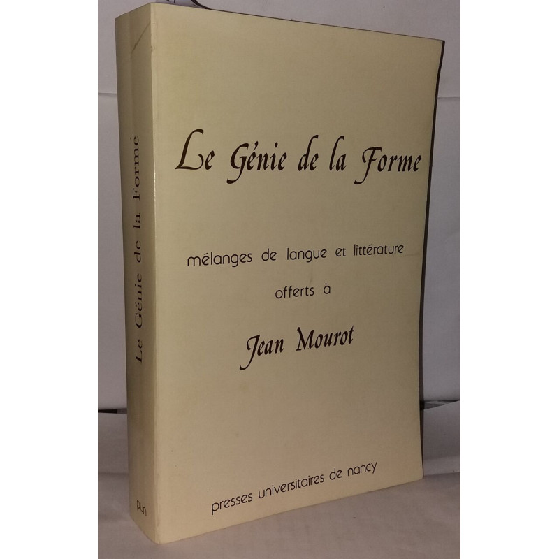 Génie de la forme (le)