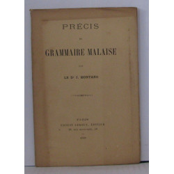 Précis de grammaire malaise