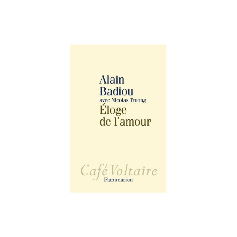 Éloge de l'amour
