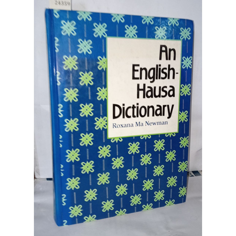 An English-Hausa Dictionary (Yale Language Series)