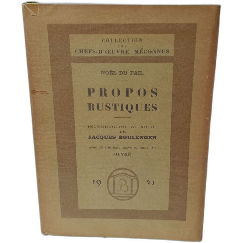 Propos rustiques