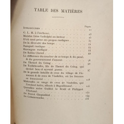 Propos rustiques