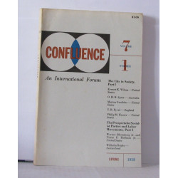 Confluence an international forum Volume 7 N°1