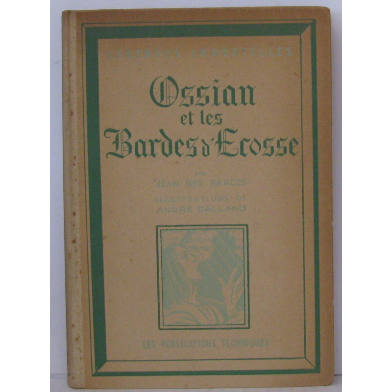 Ossian et les Bardes d'Ecosse -Illustration de André Galland