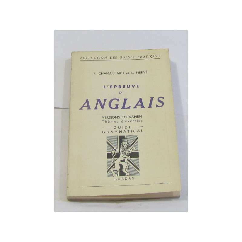 L'épreuve d'anglais version d'examen thèmes d'exercie guide...
