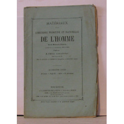 Matériaux pour l'histoire primitive et naturelle de l'homme revue...