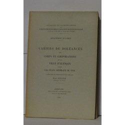 Département de l'Orne - Cahiers de doléances des corps et...