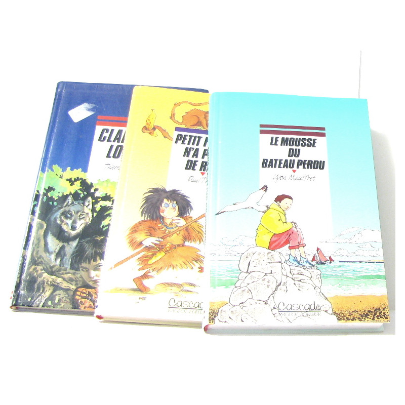 (Lot de 3 livres) Clair de loup - petit féroce n'a peur de rien -...