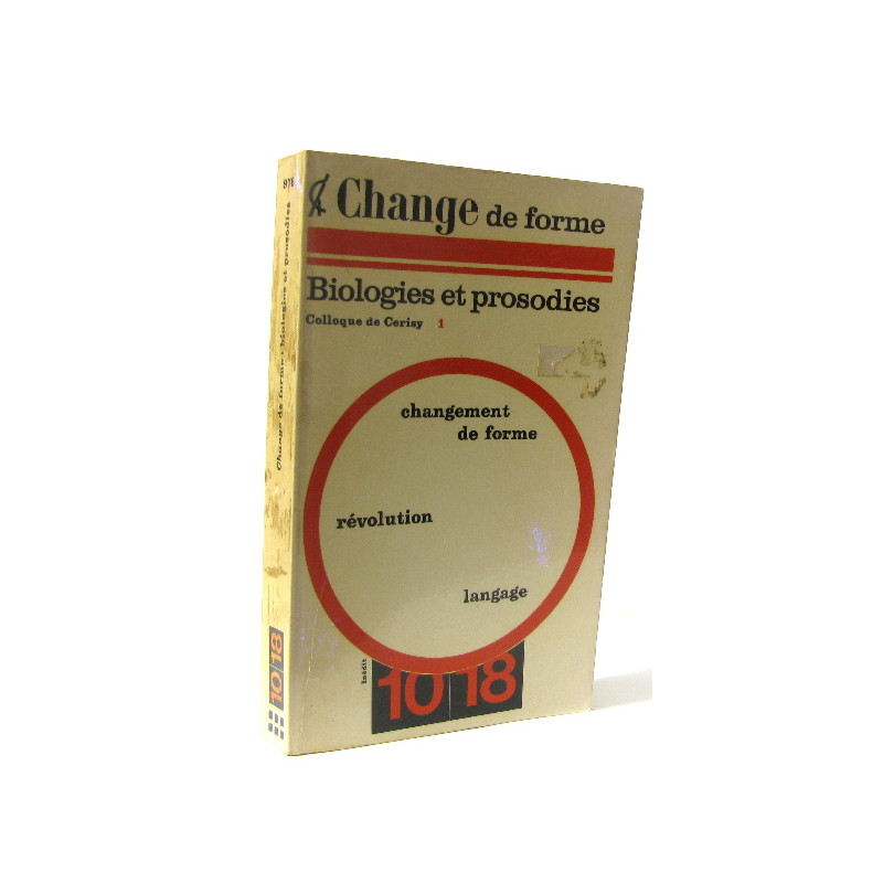 Change de forme biologies et prosodies