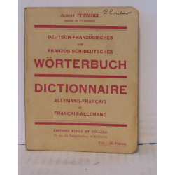 Dictionnaire allemand-français et français allemand