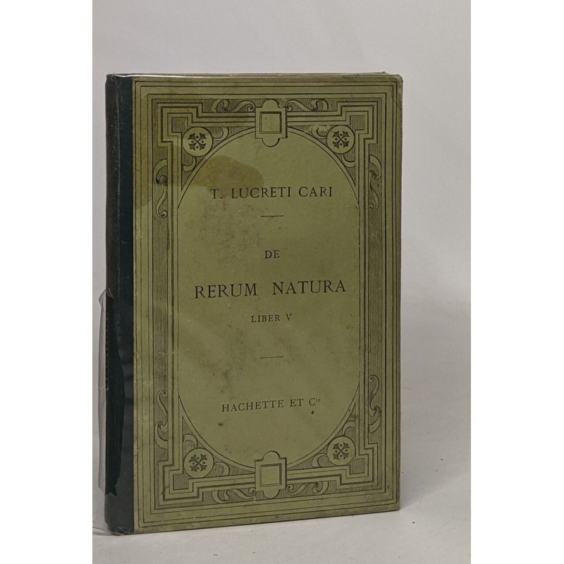 De rerum natura liber V texte latin