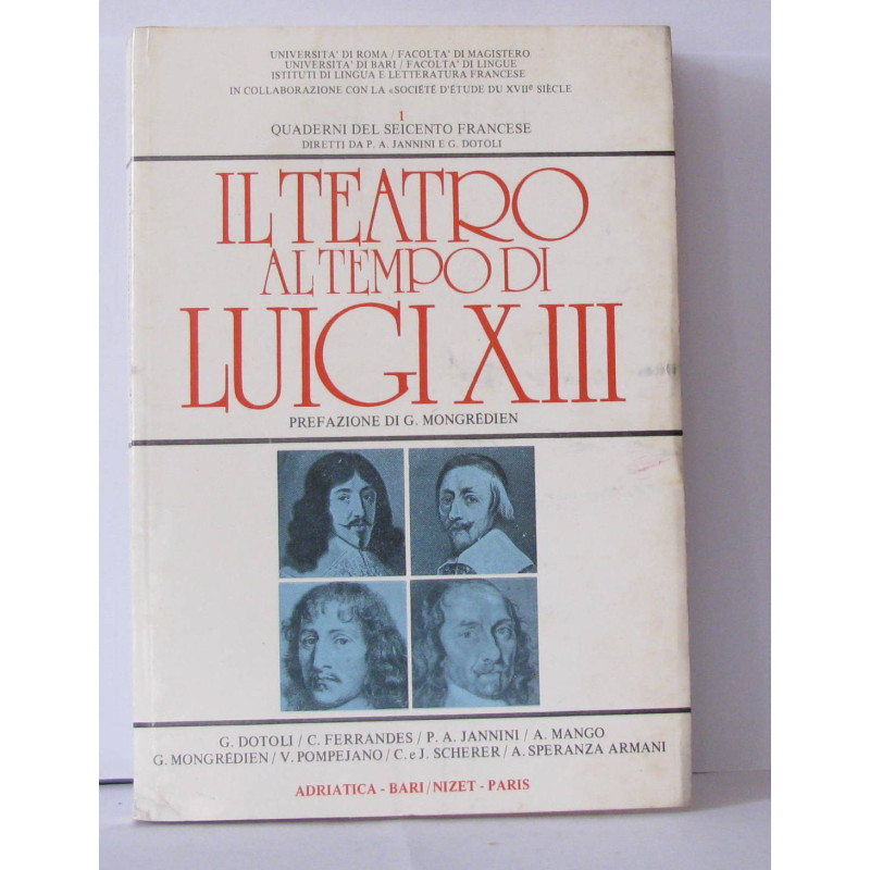 Il teatro al tempo di luigi XIII