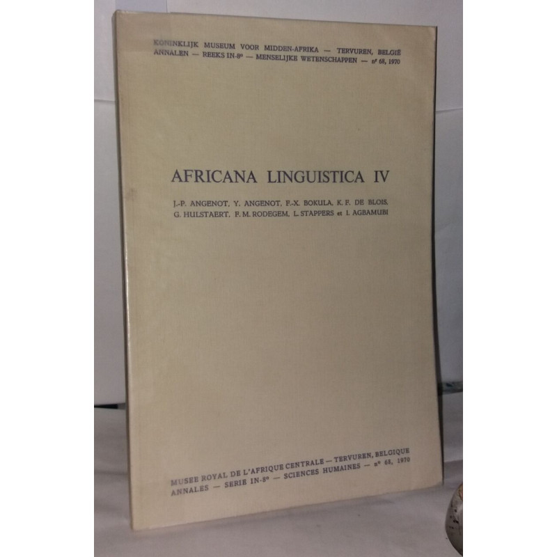 Africana linguistica IV