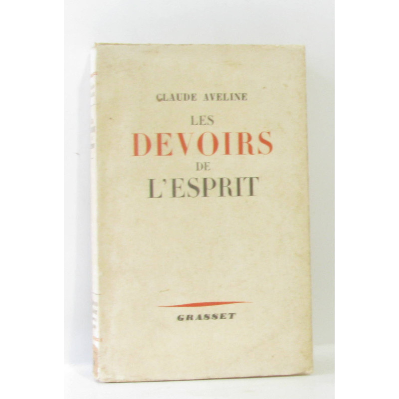Les devoirs de l'esprit