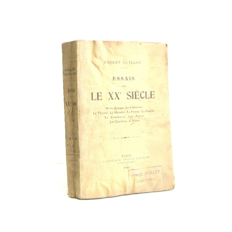 Essais sur le XXe siècle