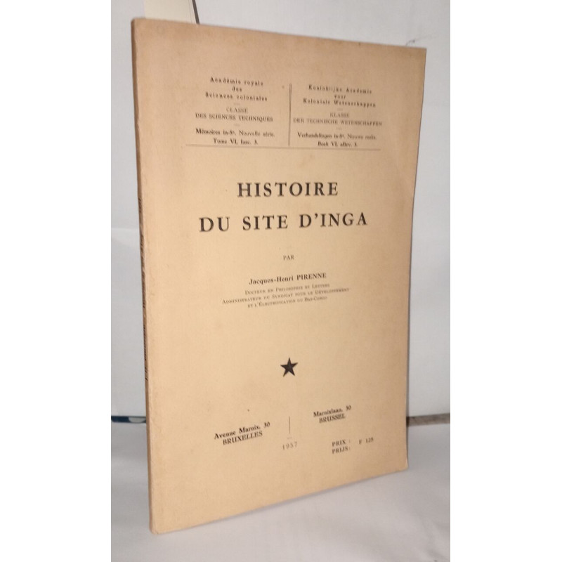 Histoire du site d'Inga