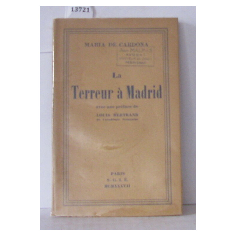 La terreurr a madrid