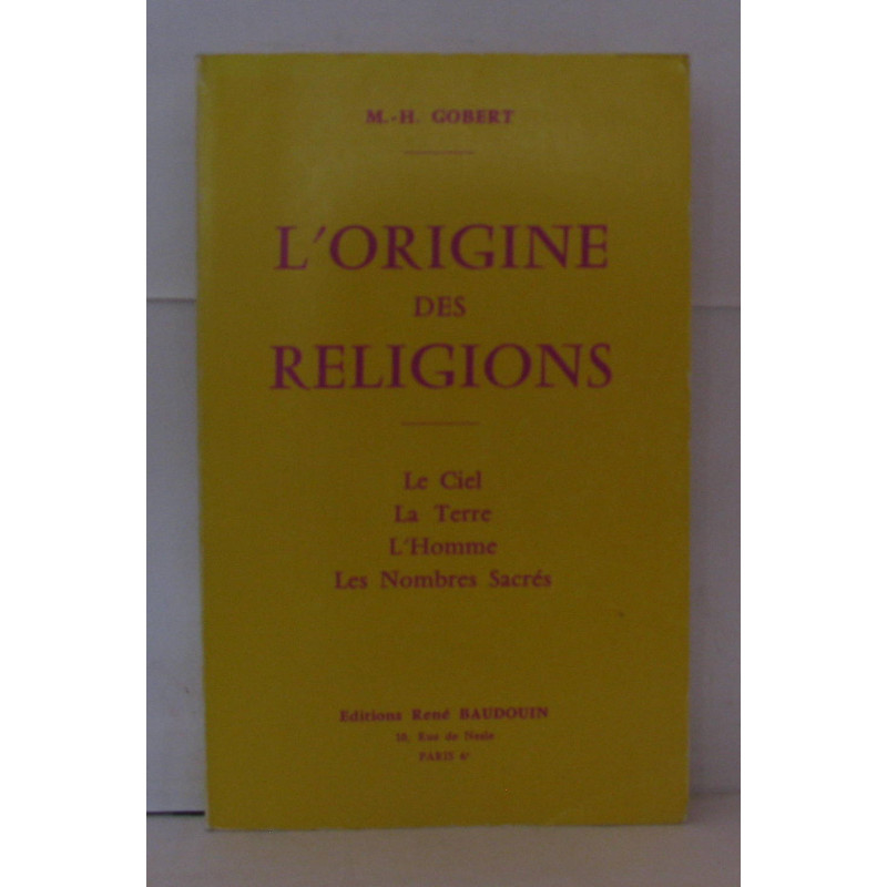 L'origine des religions
