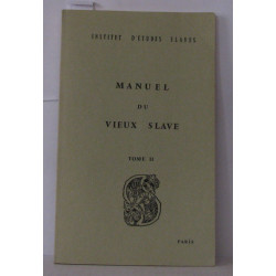 Manuel du vieuxslave tome 2 texte et glossaire