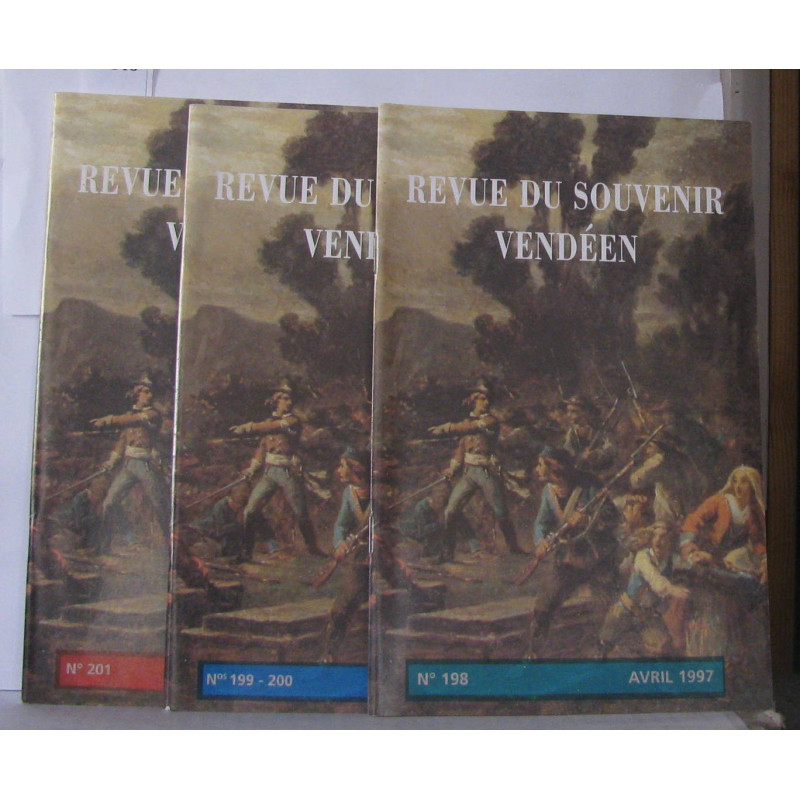 Revue du souvenir Vendéen 4 Numéros année 1997