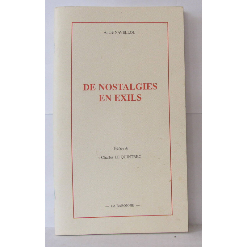 De nostalgies en exils