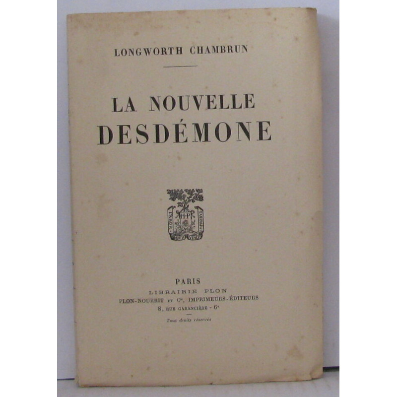 La nouvelle desdémone