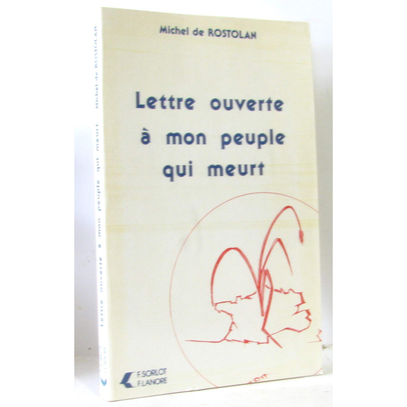 Lettre ouverte à mon peuple qui meurt
