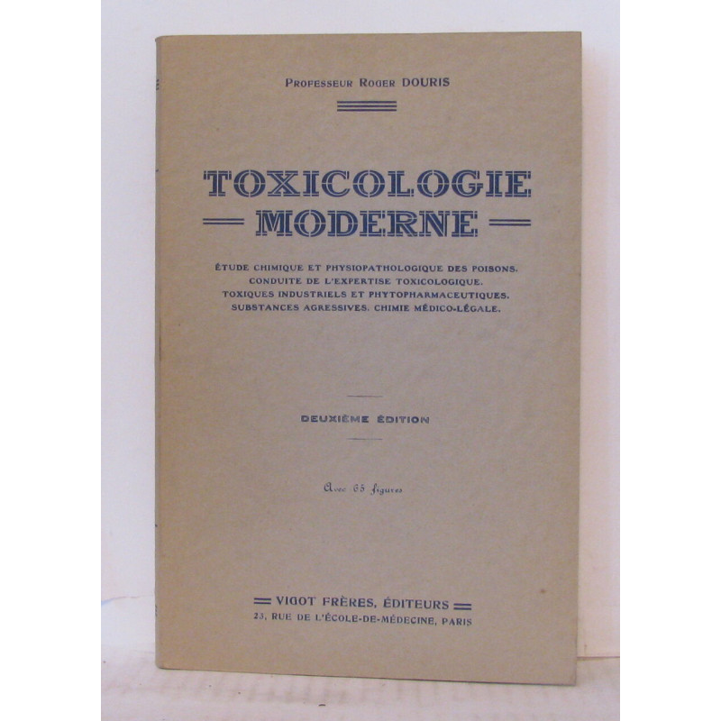 Toxicologie moderne