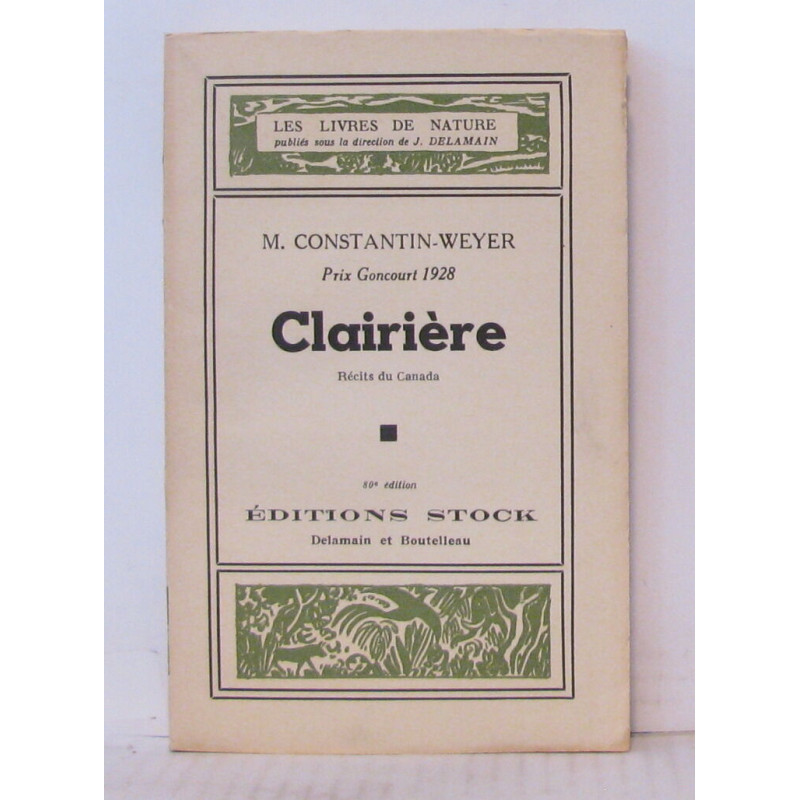 Clairière récits du canada