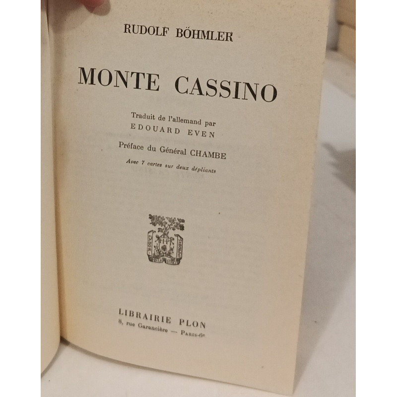 Monte Cassino (traduit de l'allemand par EDOURD EVEN )